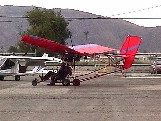 Kent and Instructor in Ultralight trainer